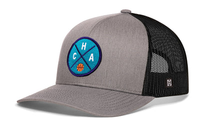 Charlotte Trucker Hat  |  CHA X Basketball Snapback