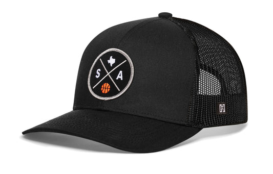 San Antonio Trucker Hat  |  SA X Basketball Snapback