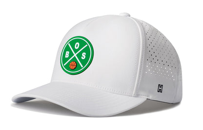 Boston Basketball Performance 5-Panel Haka Hat  |  BOS X Flexfit® Snapback