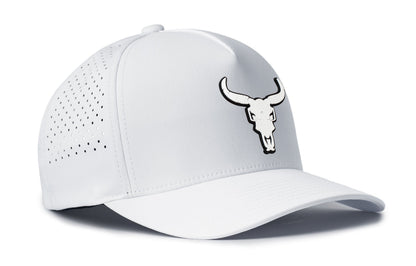 Bull Skull Performance 5-Panel Hat  |  Steer Flexfit® Snapback
