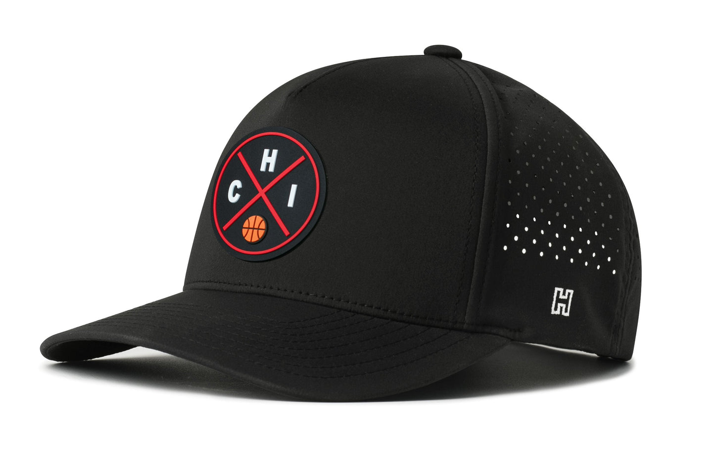 Chicago Basketball Performance 5-Panel Haka Hat  |  CHI X Flexfit® Snapback