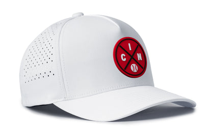 Cincinnati Baseball Performance 5-Panel Haka Hat  |  CIN X Flexfit® Snapback