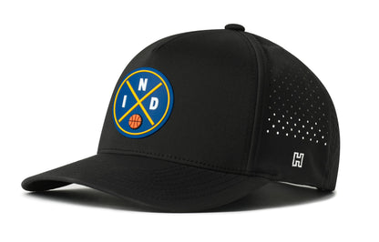 Indianapolis Basketball Performance 5-Panel Haka Hat  |  IND X Flexfit® Snapback