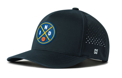 Indianapolis Basketball Performance 5-Panel Haka Hat  |  IND X Flexfit® Snapback