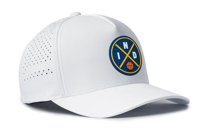 Indianapolis Basketball Performance 5-Panel Haka Hat  |  IND X Flexfit® Snapback