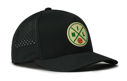 Milwaukee Basketball Performance 5-Panel Haka Hat  |  MIL X Flexfit® Snapback
