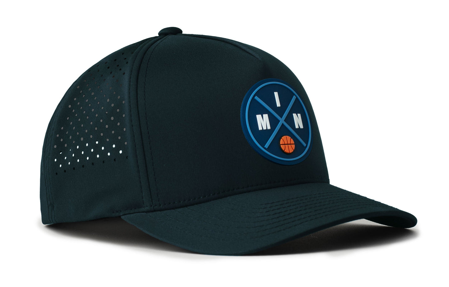 Minneapolis Basketball Performance 5-Panel Haka Hat  |  MIN X Flexfit® Snapback