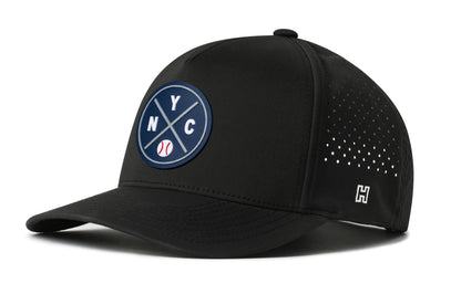 New York Baseball Performance 5-Panel Haka Hat  |  Navy NYC X Flexfit® Snapback