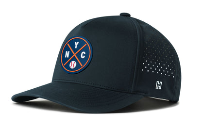 New York Baseball Performance 5-Panel Haka Hat  |  Blue NYC X Flexfit® Snapback