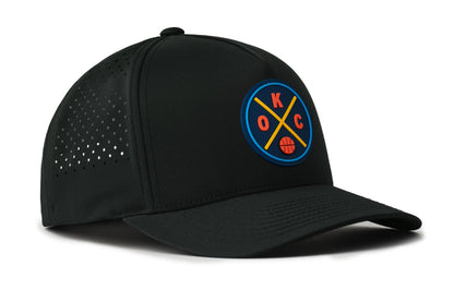 Oklahoma City Basketball Performance 5-Panel Haka Hat  |  OKC X Flexfit® Snapback