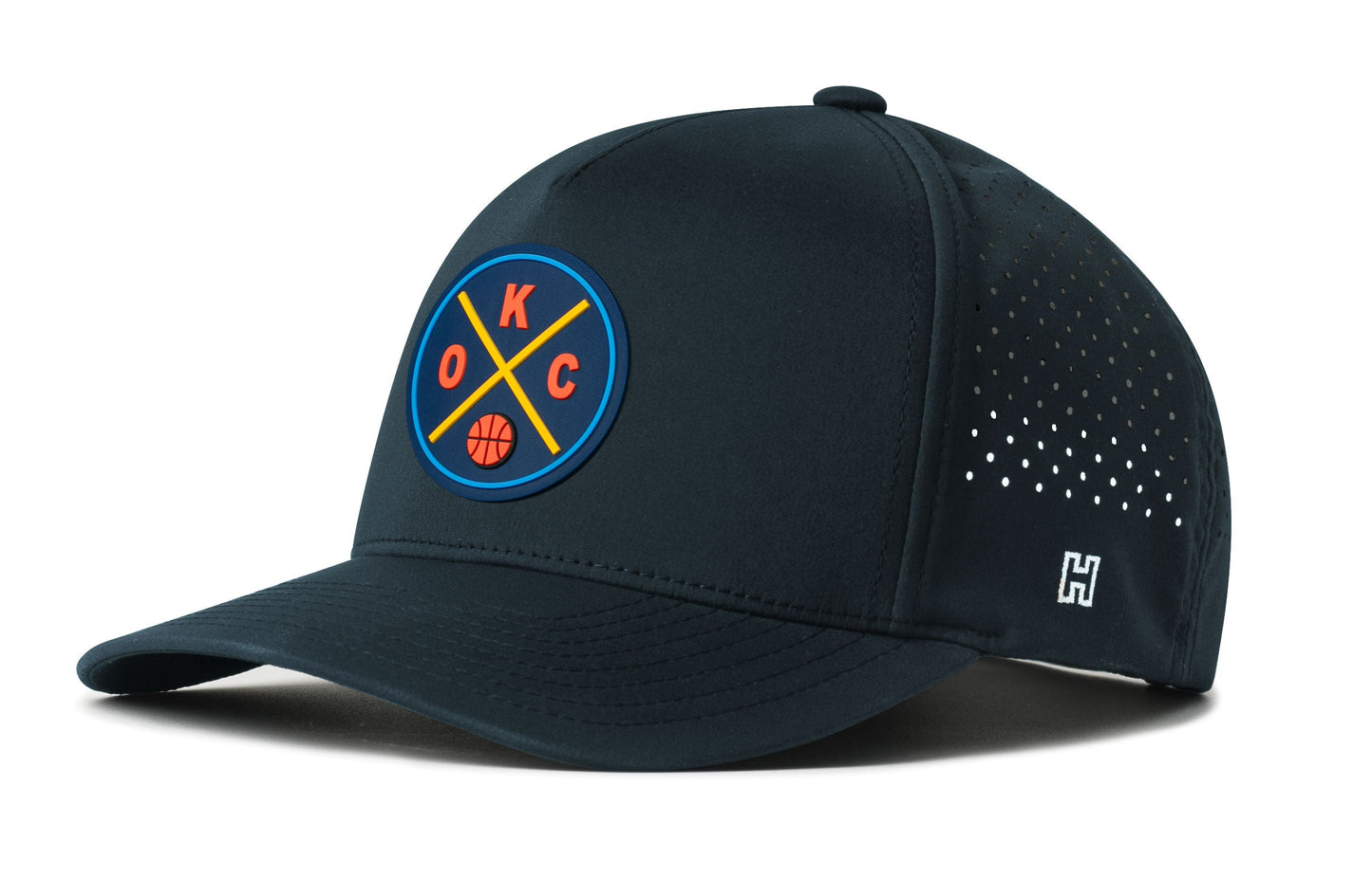 Oklahoma City Basketball Performance 5-Panel Haka Hat  |  OKC X Flexfit® Snapback