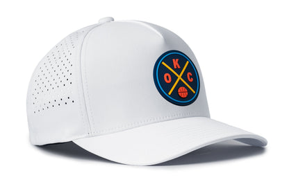 Oklahoma City Basketball Performance 5-Panel Haka Hat  |  OKC X Flexfit® Snapback