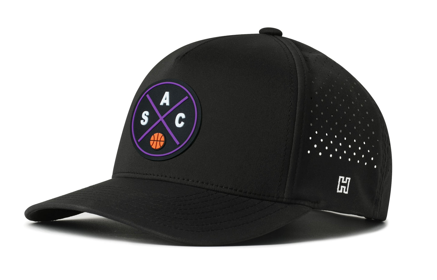 Sacramento Basketball Performance 5-Panel Haka Hat  |  SAC X Flexfit® Snapback
