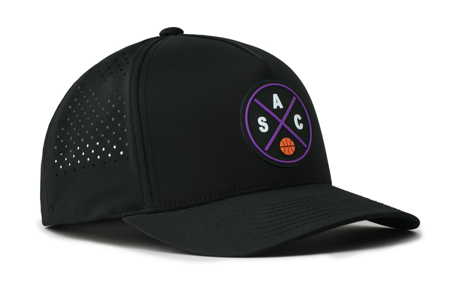 Sacramento Basketball Performance 5-Panel Haka Hat  |  SAC X Flexfit® Snapback