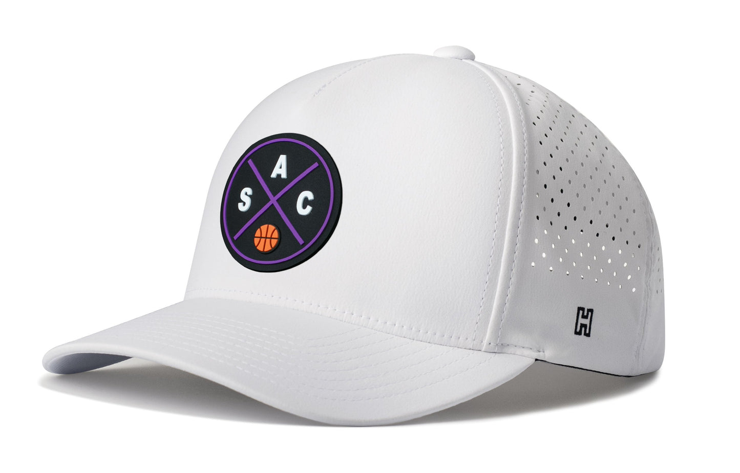 Sacramento Basketball Performance 5-Panel Haka Hat  |  SAC X Flexfit® Snapback