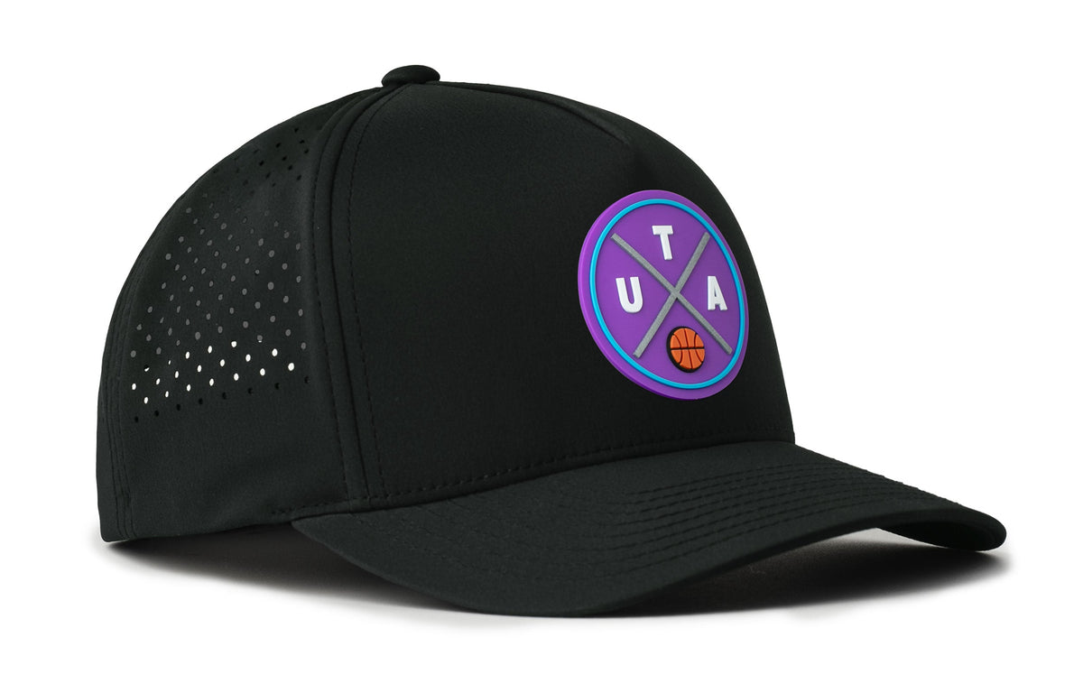 Utah Basketball Performance 5-Panel Haka Hat  |  UTA X Flexfit® Snapback