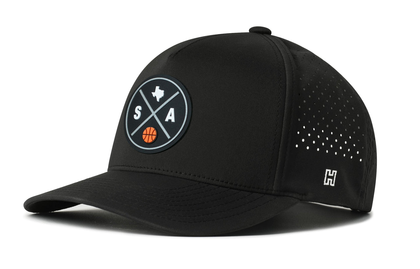 San Antonio Basketball Performance 5-Panel Haka Hat  |  SA X Flexfit® Snapback
