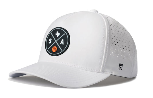 San Antonio Basketball Performance 5-Panel Haka Hat  |  SA X Flexfit® Snapback