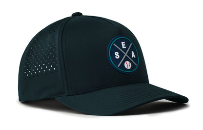 Seattle Baseball Performance 5-Panel Haka Hat  |  SEA X Flexfit® Snapback