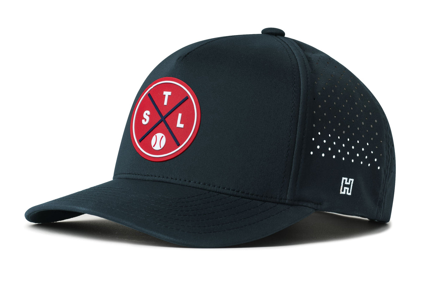 St. Louis Baseball Performance 5-Panel Haka Hat  |  STL X Flexfit® Snapback