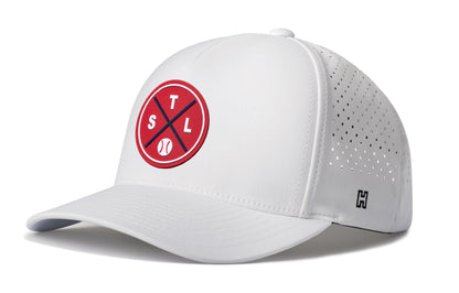 St. Louis Baseball Performance 5-Panel Haka Hat  |  STL X Flexfit® Snapback