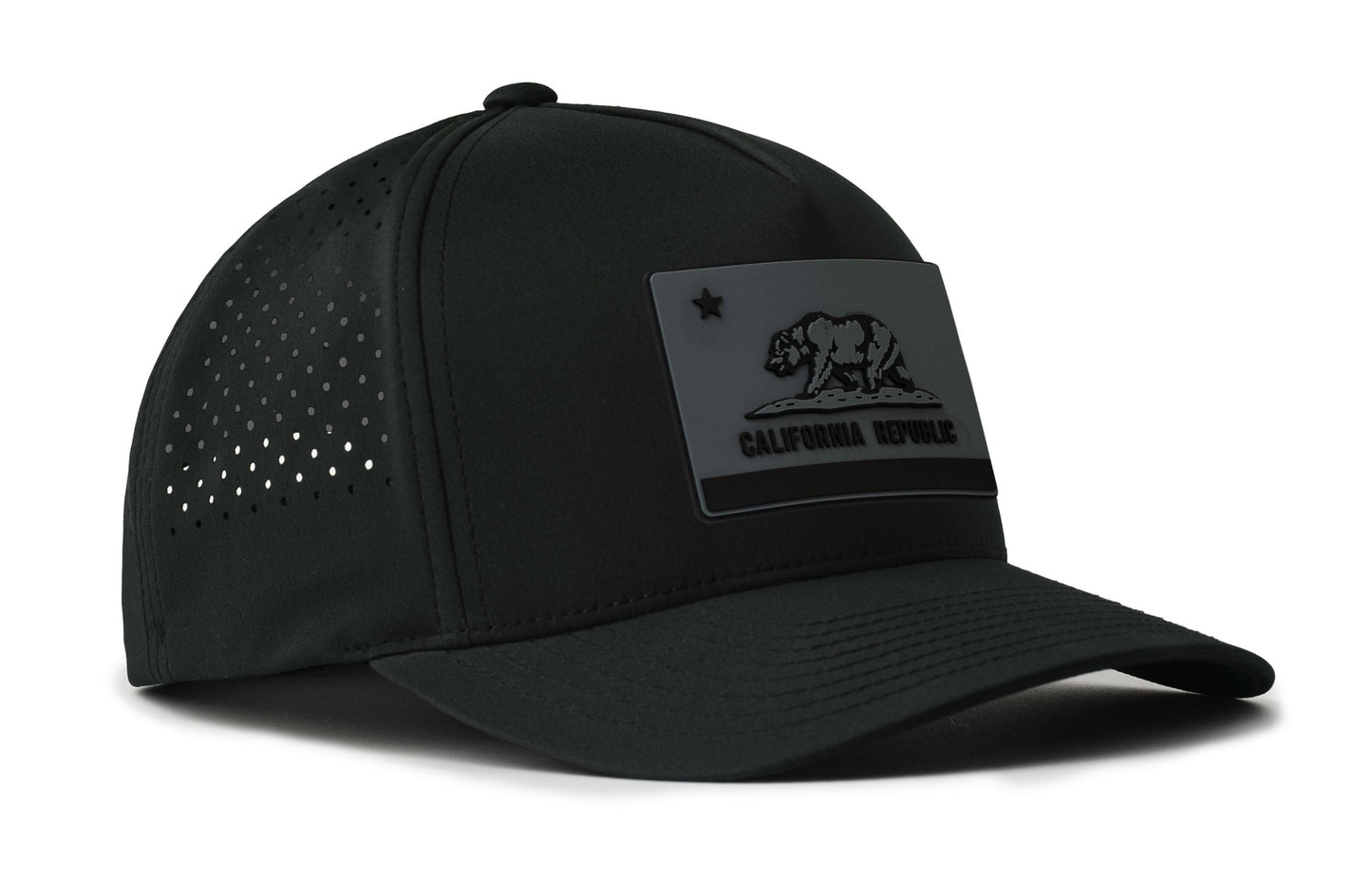 California Flag Performance 5-Panel Haka Hat  |  CA Tactical Flexfit® Snapback