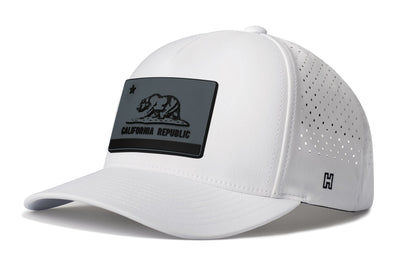 California Flag Performance 5-Panel Haka Hat  |  CA Tactical Flexfit® Snapback