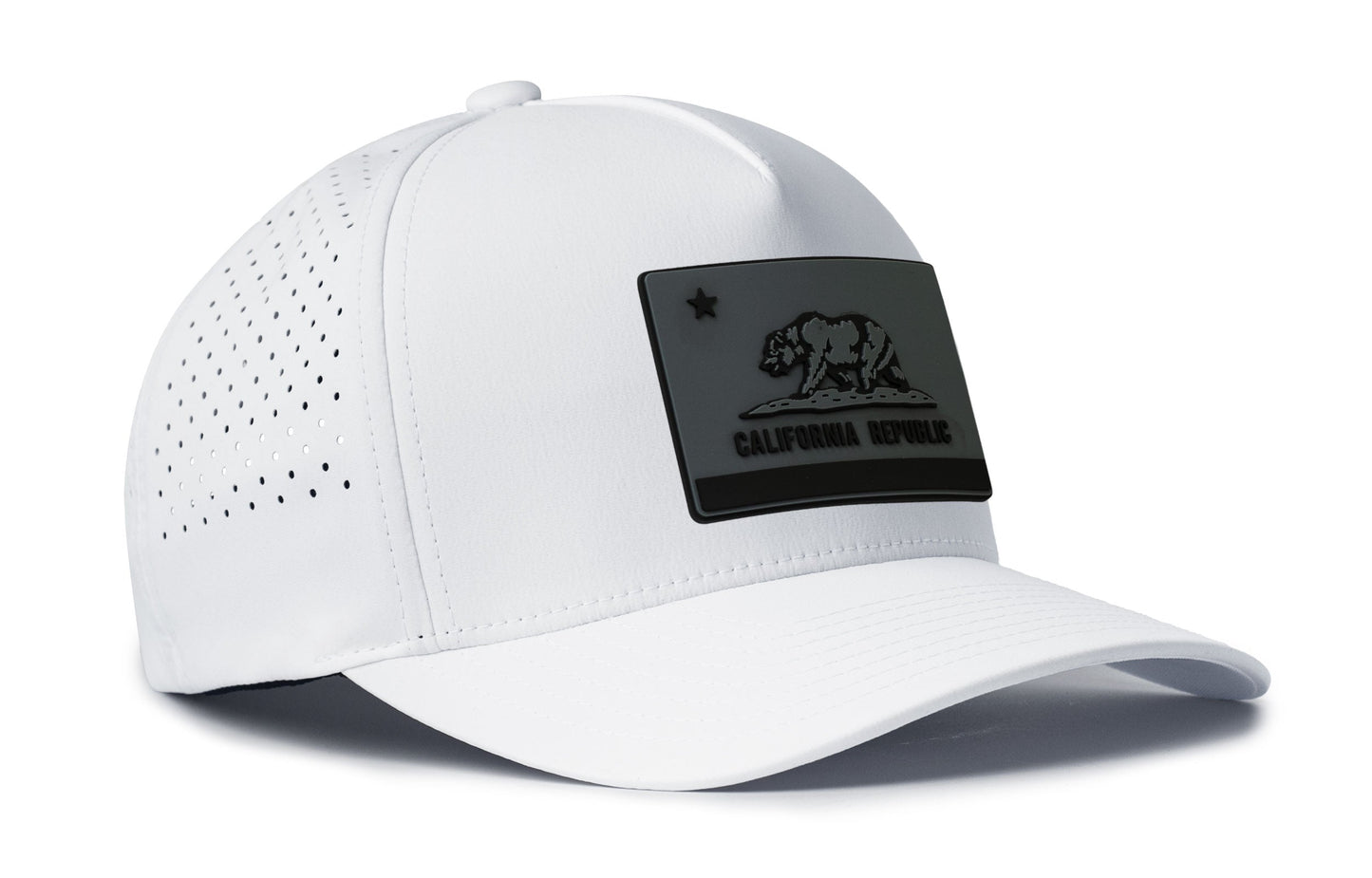 California Flag Performance 5-Panel Haka Hat  |  CA Tactical Flexfit® Snapback