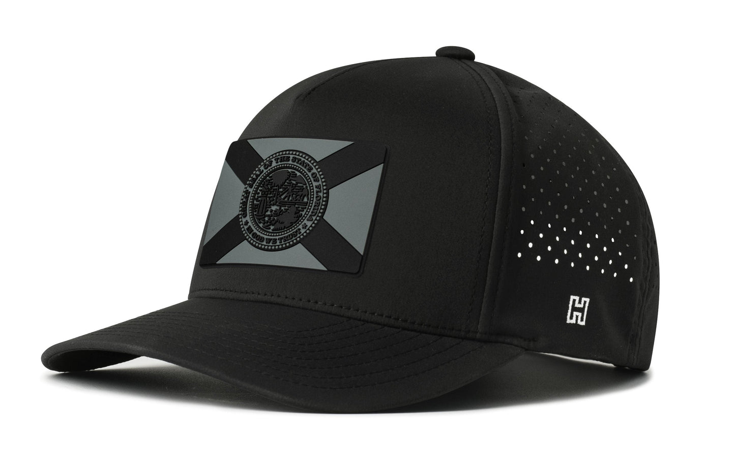 Florida Flag Performance 5-Panel Haka Hat  |  FL Tactical Flexfit® Snapback