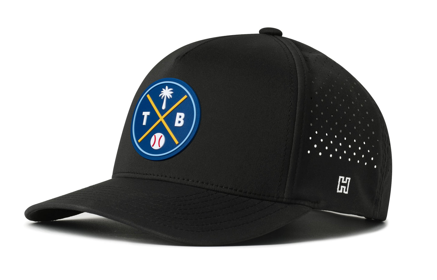 Tampa Bay Baseball Performance 5-Panel Haka Hat  |  TB X Flexfit® Snapback
