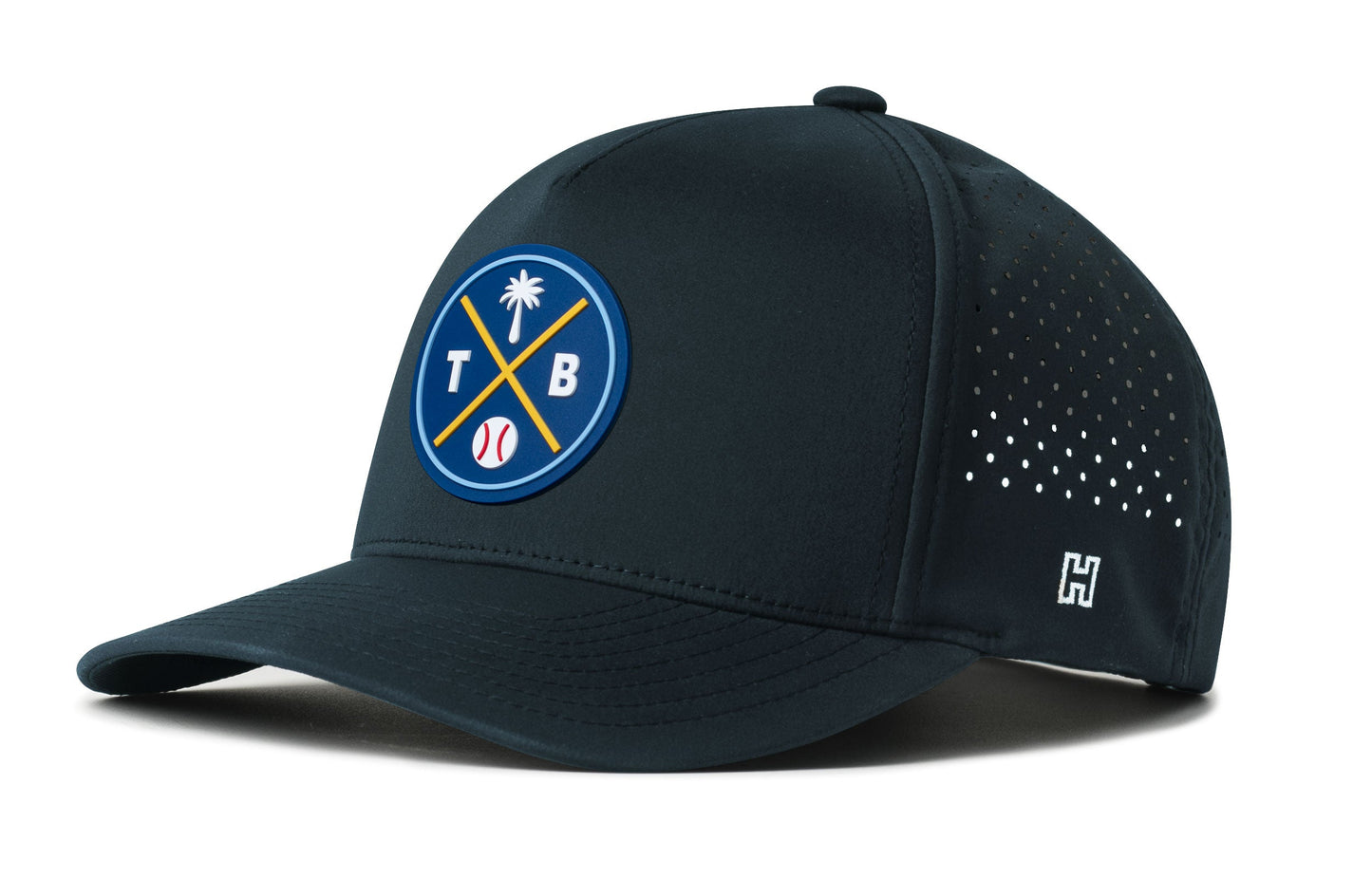 Tampa Bay Baseball Performance 5-Panel Haka Hat  |  TB X Flexfit® Snapback