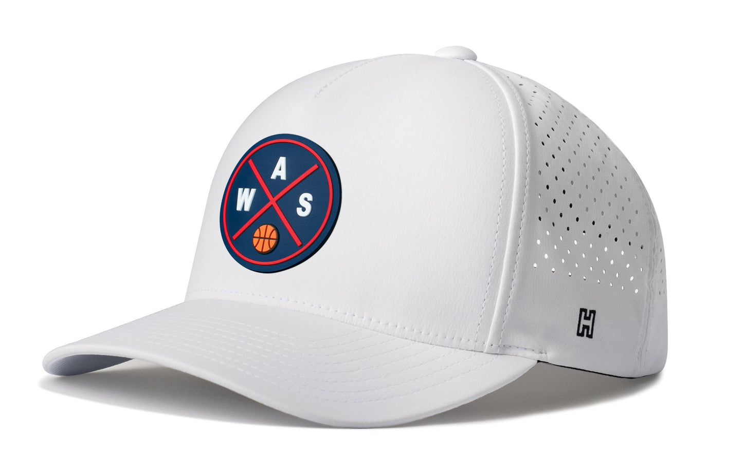 Washington DC Basketball Performance 5-Panel Haka Hat  |  WAS X Flexfit® Snapback