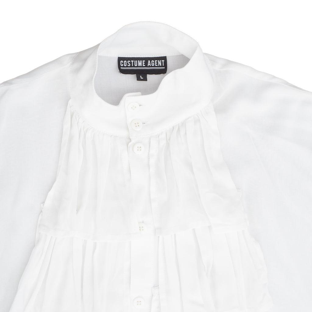 Halloween Costume Jerry Puff White Buttom Up Shirt