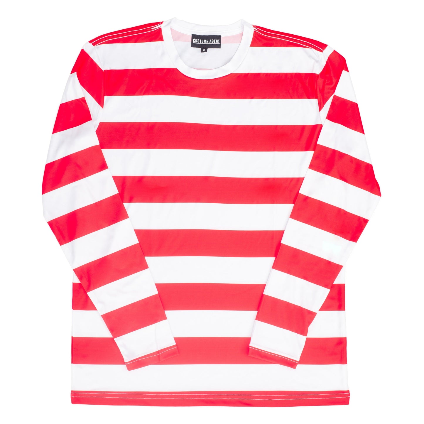 Halloween Costume Waldo Robber Striped Long Sleeve Shirt
