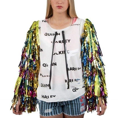 Harley Quinn Birds of Prey Cosplay Distressed T-Shirt