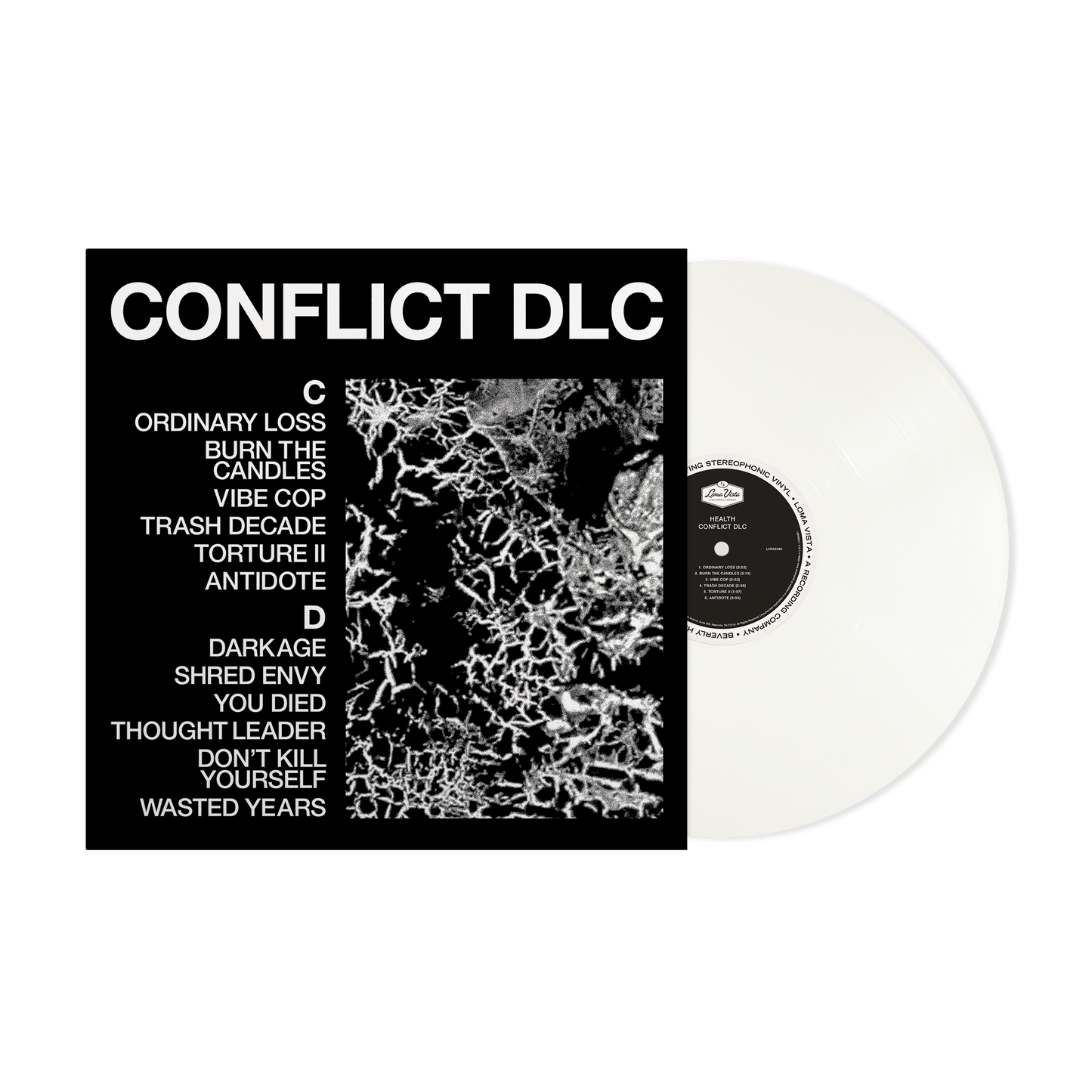 Health - Conflict Dlc (Indie Exclusive) [White] [Signed Insert] [Vinyl] Vinyl Record