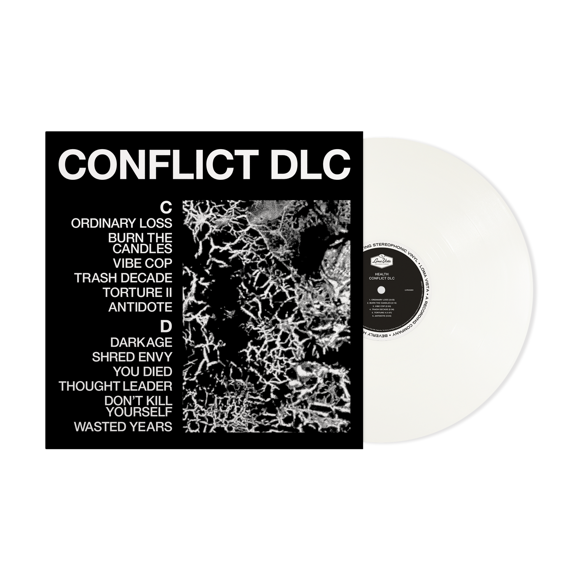 Health - Conflict Dlc (Indie Exclusive) [White] [Signed Insert] [Vinyl] Vinyl Record