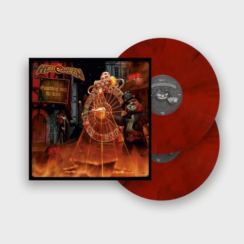 Helloween - Gambling With The Devil (red opaque/ orange/ black marbled vinyl) Vinyl Record