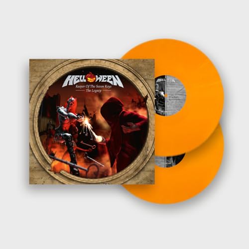 Helloween - Keeper Of The Seven Keys: The Legacy (red orange/ white marbled vinyl) Vinyl Record