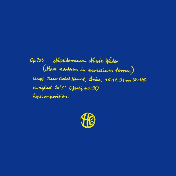 HENNING CHRISTIANSEN - Mediterranean Music Water Vinyl Record