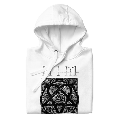 HIM Chapel Mens Officially Licensed Hoodie White