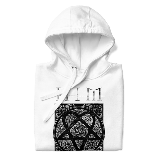 HIM Chapel Mens Officially Licensed Hoodie White