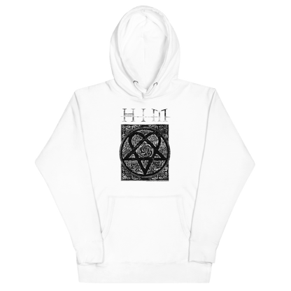 HIM Chapel Mens Officially Licensed Hoodie White