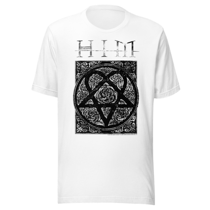 HIM Chapel Jumbo Print Officially Licensed Mens T Shirt White