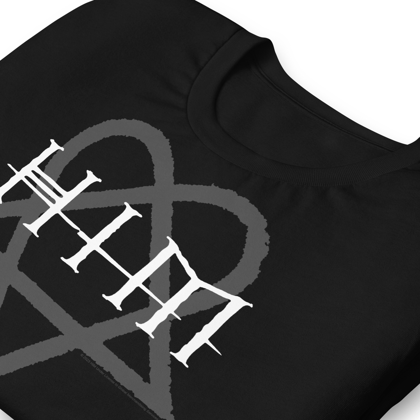 HIM Dark Heart Jumbo Print Officially Licensed Mens T Shirt Black