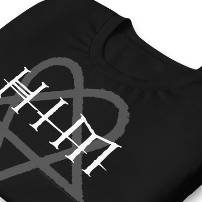 HIM Dark Heart Jumbo Print Officially Licensed Mens T Shirt Black