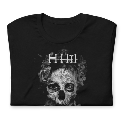 HIM - Dark Light Jumbo Print Officially Licensed Mens T Shirt Black