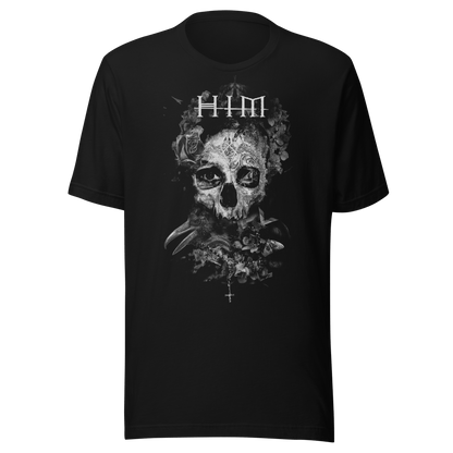 HIM - Dark Light Jumbo Print Officially Licensed Mens T Shirt Black