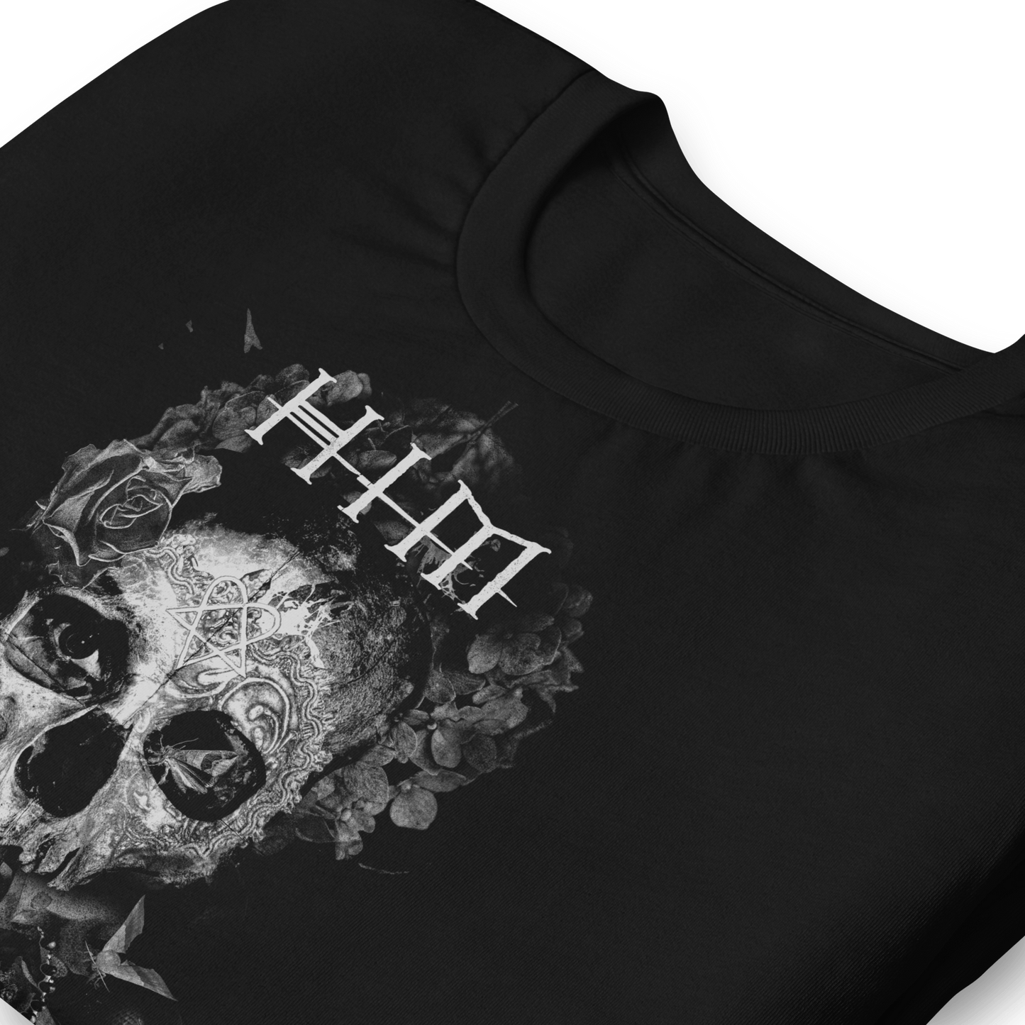 HIM - Dark Light Jumbo Print Officially Licensed Mens T Shirt Black