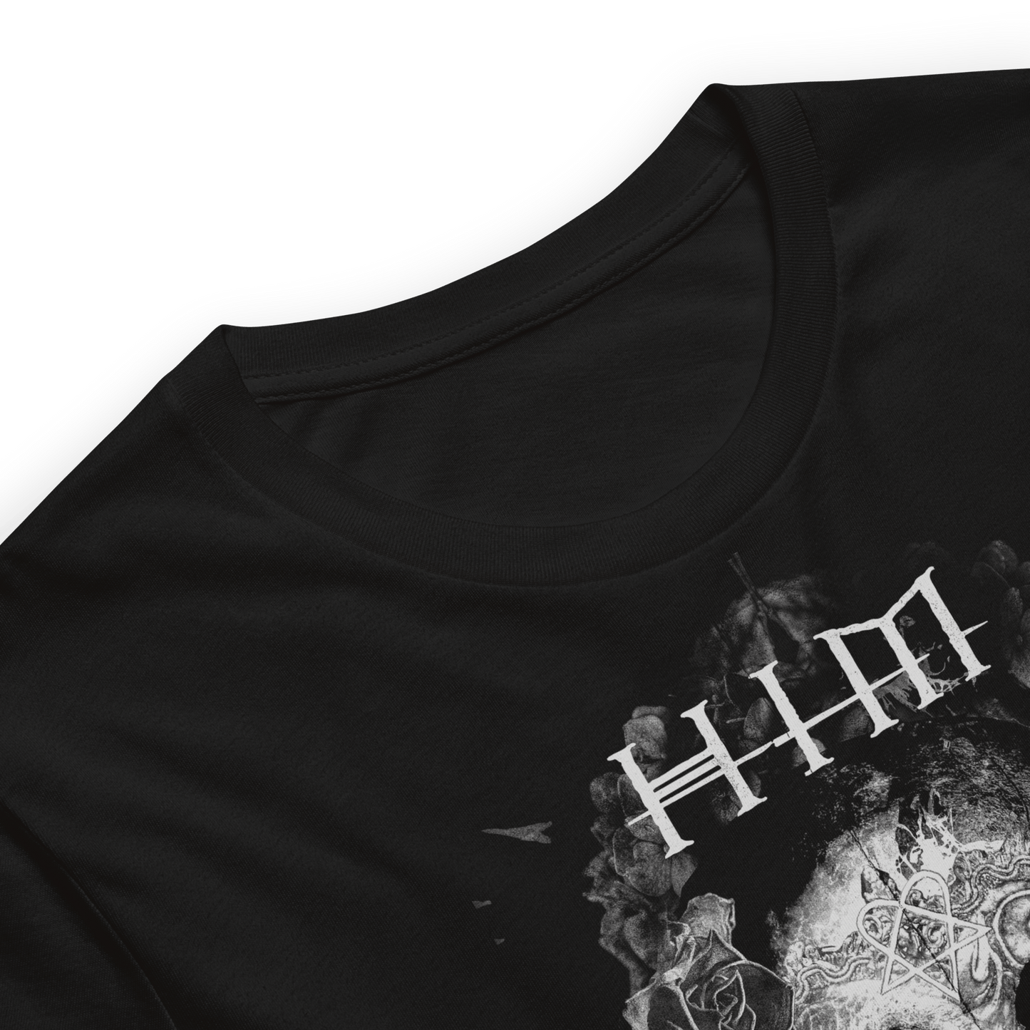 HIM - Dark Light Jumbo Print Officially Licensed Mens T Shirt Black